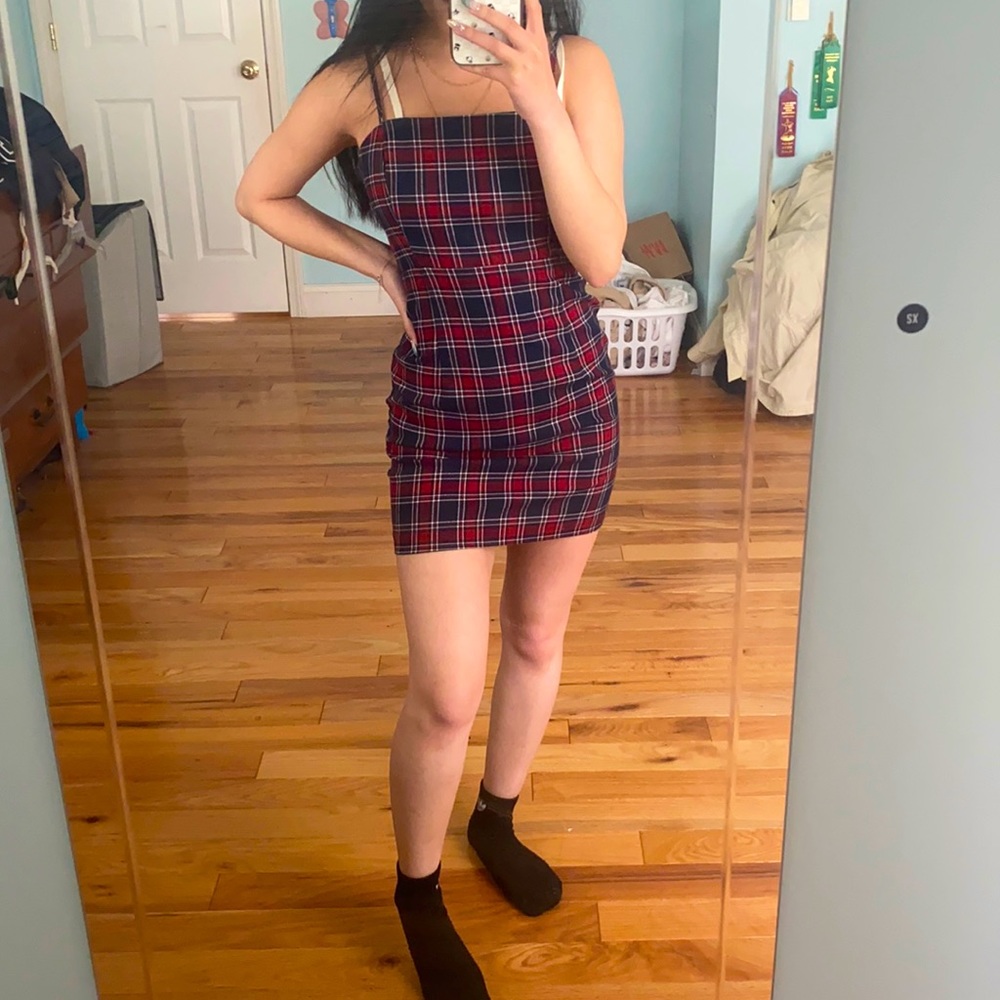 FOREVER 21 PLAID DRESS